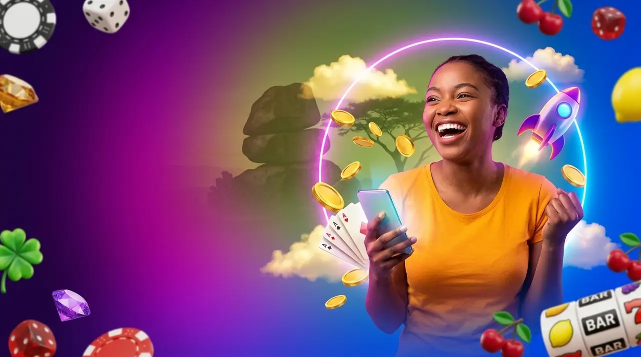 A PrideBet player in Zimbabwe celebrating a win